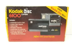 📸¡Cámara de lente de primer plano Kodak Disc 6100 vintage con caja original y cordón sin usar! - Imagen 1 de 8