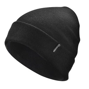 Beanie for Men Women Acrylic Knit Cuffed Slouchy Men's Daily Warm Hat Unisex ... - Picture 1 of 6