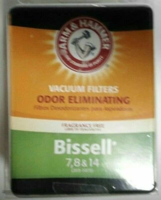 Filtro de vacío Arm & Hammer ELIMINACIÓN DE OLORES se adapta a Bissell 7,8 y 14 NUEVO 62627D Foto 1 de 2