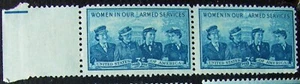 US 3¢ stamps SC #1013 Women in Our Armed Services MNH 1952 single pair - Picture 1 of 5