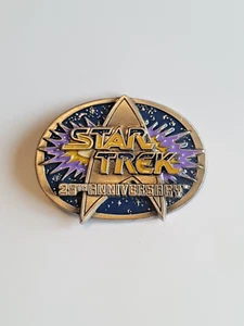 Belt Buckle Star Trek 25th Anniversary Official. - Picture 1 of 4
