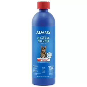 Adams FLOH & ZECKEN REINIGENDES SHAMPOO für KATZEN tötet Flöhe Floheier Zecken & Läuse - Bild 1 von 7
