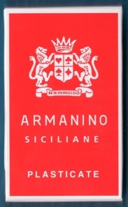 Playing Cards Carte da Gioco Siciliane Plasticate Plastic Coated Armanino MA0023 - Imagen 1 de 3