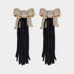Pendientes destacados de arco y borla SUGARFIX de BaubleBar - Imagen 1 de 2