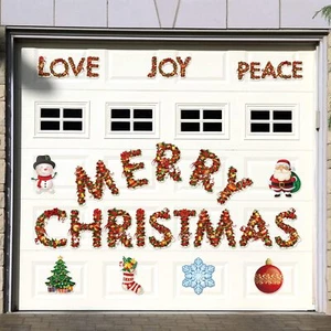 23 Stück Magnetische Weihnachten Garagentor Dekoration für Auto Garagentor Kühlschrank - Bild 1 von 6
