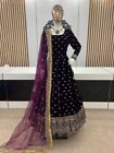 Ethnic Indian Wedding Party Wear Dress Designer Bollywood Long Gown Ready Made