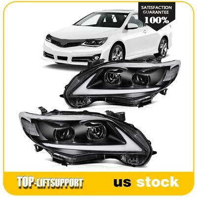 Par de faros LED DRL para Toyota Corolla S L LE CE XLE XRS 2011-2013 Foto 1 de 4