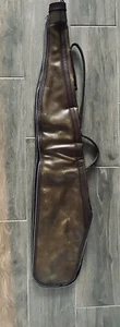 Vintage Redhead Full Zip Soft Gun Case 44” Brown Pleather/Vinyl Flannel liner - Picture 1 of 5
