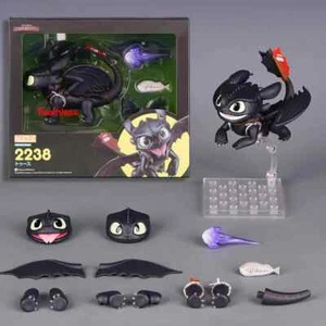 How To Train Your Dragon Figure Toothless Light Fury Action Figures Pvc with box - Picture 1 of 24