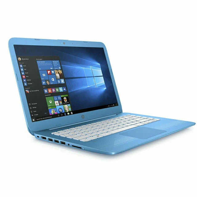 HP Stream 14-cb007na 14 Inch Laptop Aqua Blue Intel Celeron N3060 4 GB RAM