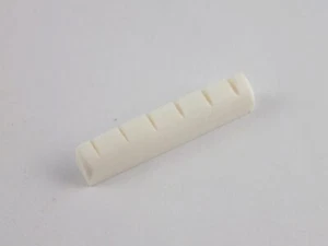 43mm BONE NUT + pre-cut string slots for Gibson Les Paul SG electric guitars - Picture 1 of 7