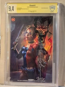 DCeased #1 * SIGNED Stefano Gaudiano w/Joker Sketch * CGC 9.4 - Picture 1 of 3