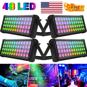 140W Wall Wash Light Bar RGB 48LED Stage Strobe DMX Party Disco DJ Effect Light - Picture 1 of 13