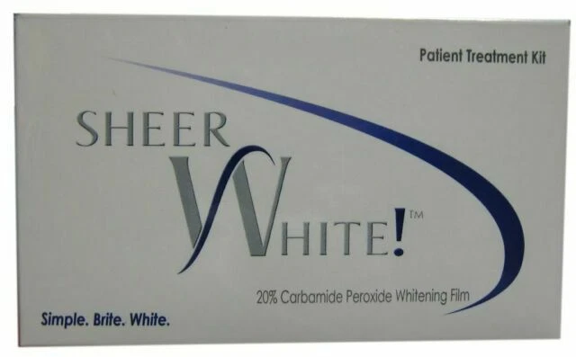 Sheer White Teeth Whitening Strips Kit