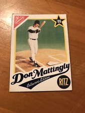1989 Ritz Nabisco #8 Don Mattingly