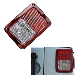 Halogen Tail Light For 2007-2017 Jeep Wrangler JK Right Clear/Red Lens w/Bulbs - Picture 1 of 7