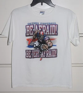 2013 Boys Gildan Florida Gators "Be Afraid, Be Very Afraid" Football Shirt sz L - Bild 1 von 8
