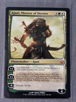 Ajani, Mentor of Heroes Journey Into Nyx Regular Mythic Rare Magic the Gathering - Image 1 of 3