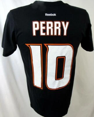 Camiseta deportiva de los Anaheim Ducks para hombre S M o 2XL proyectada Corey Perry #10 AAMD 7 Foto 1 de 4