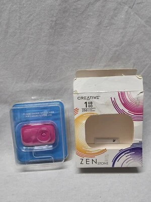 Creative ZEN STONE 1GB Digital Media MP3 WMA PLAYER In Pink- Open Box, New - Image 1 of 4