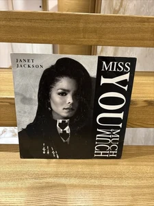 Janet Jackson Miss You Much Vinyl Record 12" USAT663 - Picture 1 of 2
