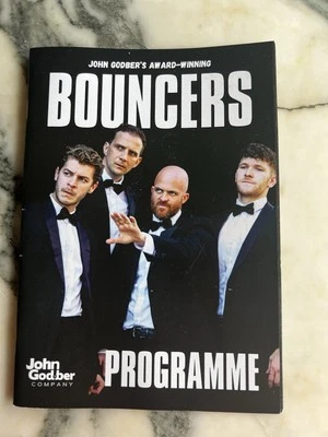 Theatre Programme Stage play ‘Bouncers’ by Jon Godber. Rare edition.  - Image 1 of 2