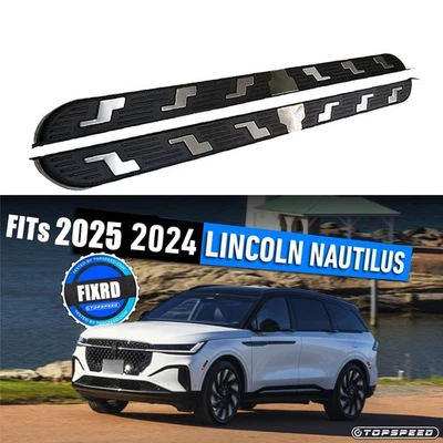 Running Board Fits for Lincoln Nautilus 2024 2025 Side Step Nerf Bar w/brackets - Image 1 of 4