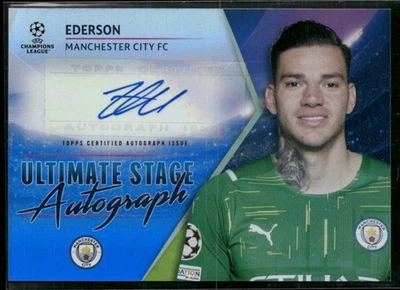 2021-22 Topps UEFA Champions League EDERSON /99 Auto MANCHESTER CITY FC N580 - Image 1 of 3