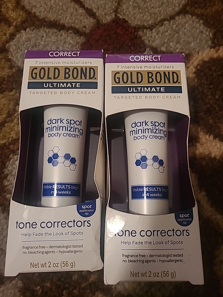 2 Gold Bond Ultimate Dark Spot Minimizing Body Cream  Tone Corrector 2 oz Ea - Image 1 of 1