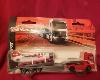 MAJORETTE M.A.N. Truck and Light Aircraft new on  card - Image 1 of 2