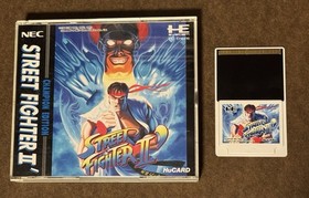 Street Fighter 2 Dash PC Engine HuCard Japan Import US Seller TESTED