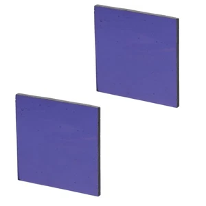 2 Stück Kobalt Glasscheibe Chemie Platten Experiment Versorgung Werkzeug - Bild 1 von 12