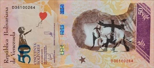 BANKSY * 50 Bolivares * Echte Banknote * Dismaland 2015 * Zertifikat * Stempel - Picture 1 of 10