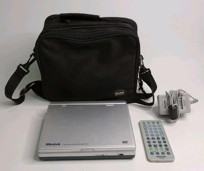 Портативный DVD-плеер Mintek 7 дюймов MDP-1770 протестирован и работает с чехлом и пультом дистанционного управления - Изображение 1 из 4