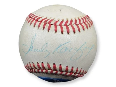 Sandy Koufax Signed Autographed Custom Baseball Painted Dodgers 1/1 PSA W07849 - Image 1 of 4