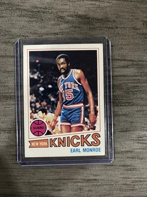 1977-78 Topps Earl Monroe #6 New York Knicks EX Foto 1 de 2