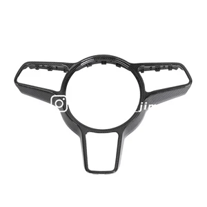 Dry Carbon Fiber Steering Wheel Trim for Porsche 991 Gt3 911987 Cayenne Cayman   - Picture 1 of 8