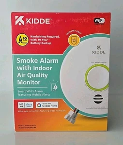 Kidde allarme fumo cablato Smart Detec P4010ACSAQ-WF monitor qualità aria interna - Foto 1 di 2
