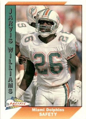 1991 Pacific Jarvis Williams #279 Miami Dolphins - Image 1 of 2