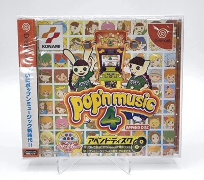 Pop'N Music 4 Append Disc Dreamcast Japanese Region Brand New Sealed USA Seller  - Image 1 of 4