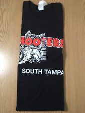 New Mens Hooters Owl Logo Vintage T-shirt From South Tampa Black Size XLarge