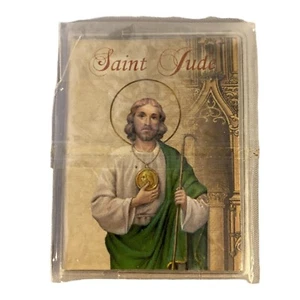 #8041 Prayer Honoring St Jude with Medallion - Picture 1 of 2