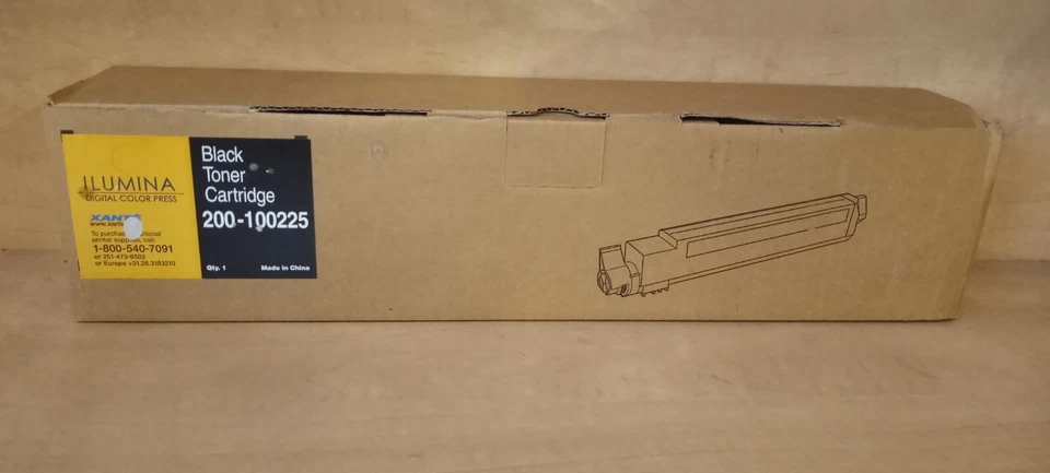 BRAND NEW 200100225 Xante Ilumina Black Toner Cartridges - Image 1 of 1
