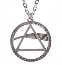 Pink Floyd Dark Side of The Moon Prism Pendant Necklace Alchemy Gothic PP506