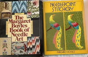 Margaret Boyles Bücher Menge 2 Crewel Buch Nadelkunst Nadelspitze Heften - Bild 1 von 24