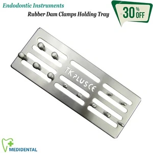 INSTRUMENTOS DE ENDODONCIA Abrazaderas de presa de goma Soporte de bandeja / Soporte Odontología quirúrgica - Imagen 1 de 3