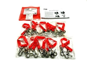 TY-FLOT Heavy Duty 12" Key Ring Tool Leash Lanyard Keychain Tether LOT OF 10 - Picture 1 of 3