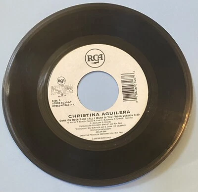Christina Aguilera " Come on Over Baby / Ven Conmigo ( Solamente Tu ) “ 45 Vinyl Foto 1 de 2