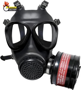Gas Masks Survival Nuclear and Chemical, Respirator Mask with Filters for Asbest - Picture 1 of 12