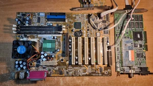 Asus CUSL2-C rev 1.02 - Pentium III 933MHZ - 256MB RAM - VGA Gift - Picture 1 of 12